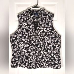 Zip Front Vest Corduroy Basic Editions